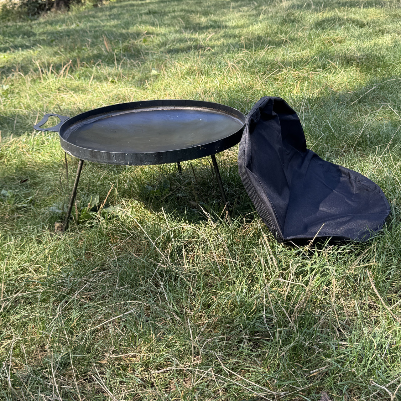 Сковорідка з диску 30см з кришкою та чохлом - зображення 3