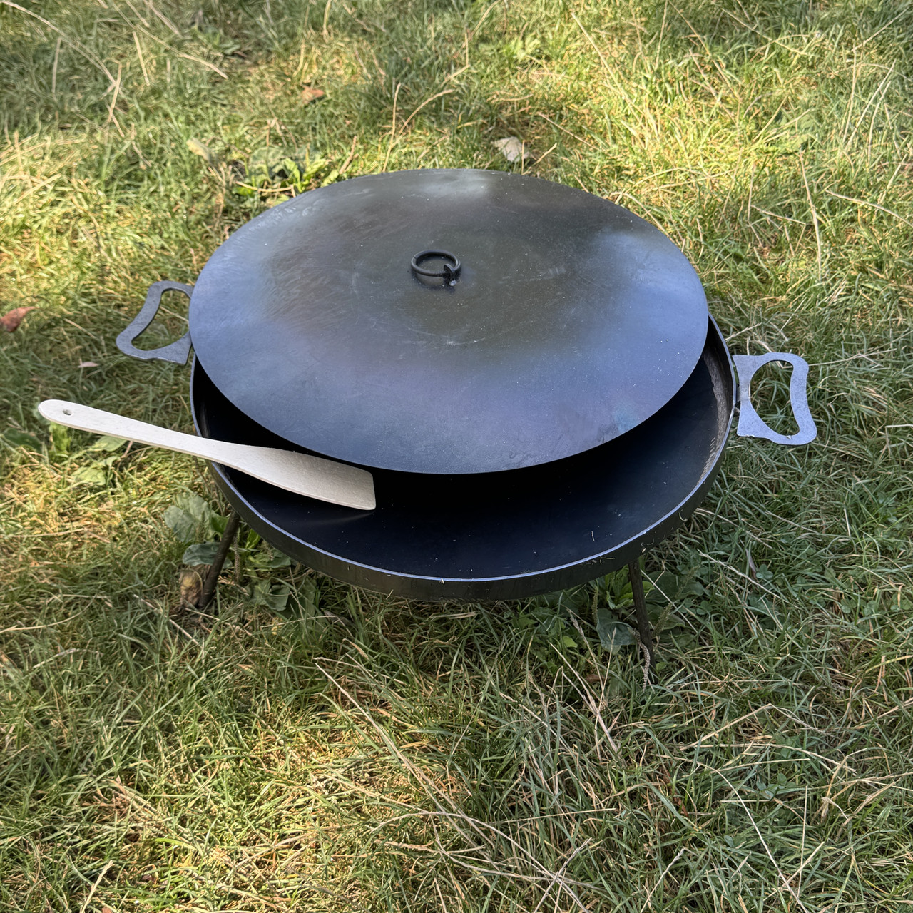 Сковорідка з диску 30см з кришкою - зображення 2