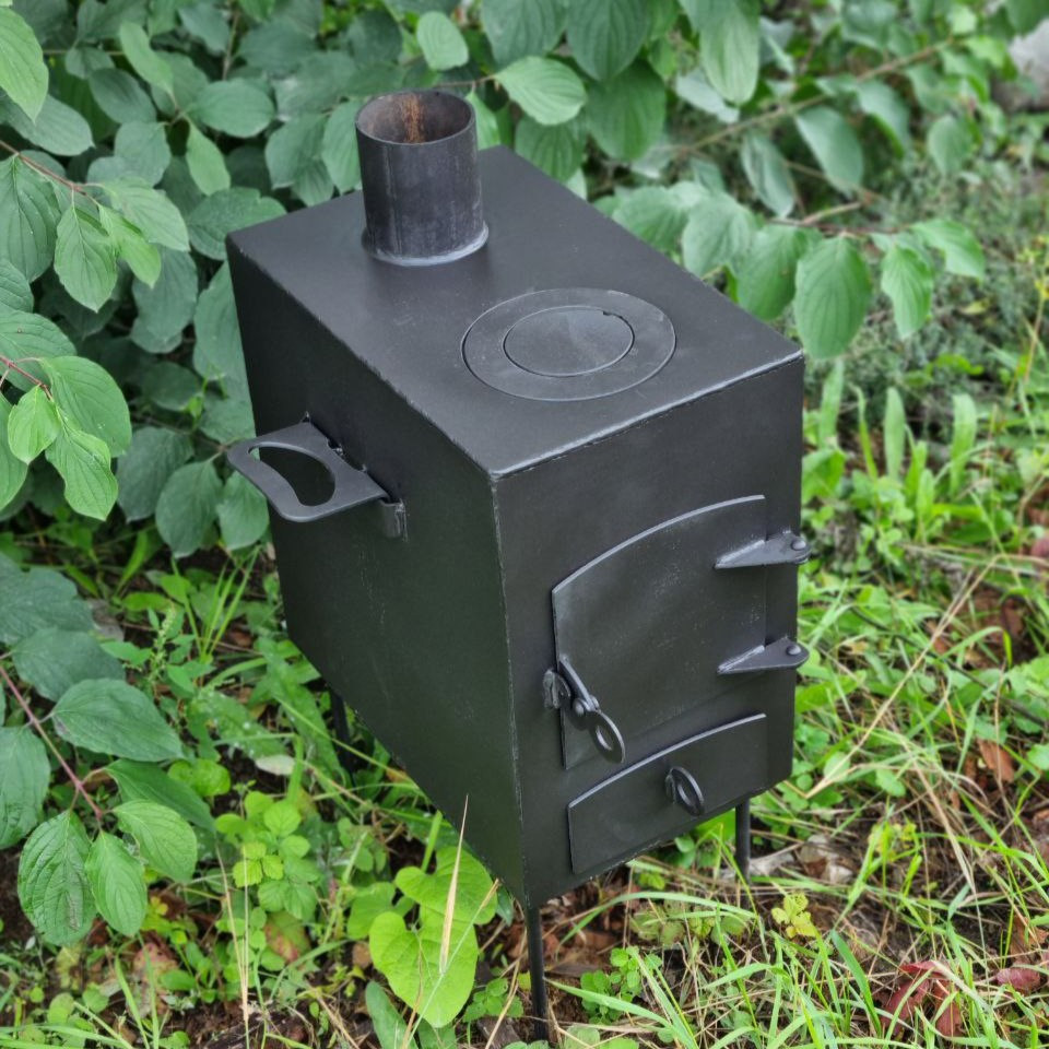 Буржуйка Дачна 3мм, для опалення 30кв. метрів