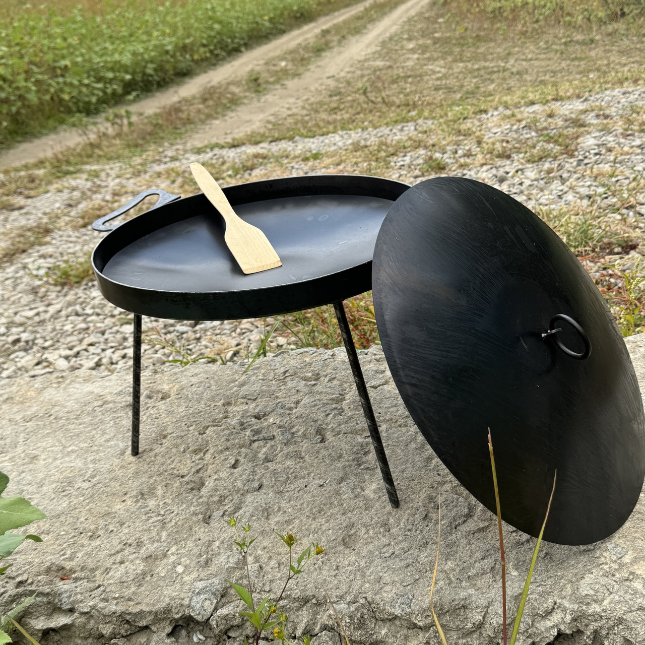 Сковорідка з диску 50см з кришкою - зображення 4