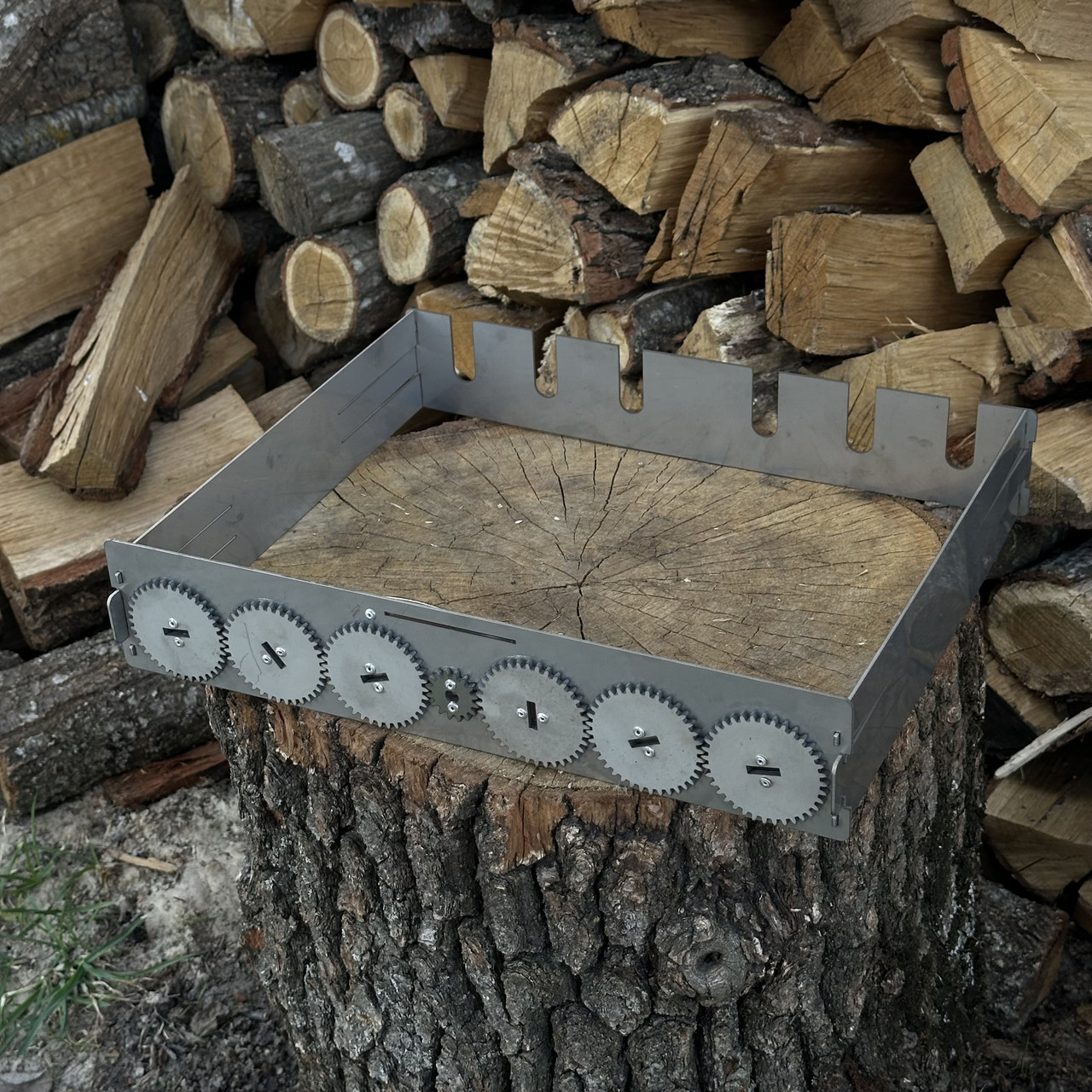 Автоматична шашличниця на 6 шампурів з нержавійки - зображення 2