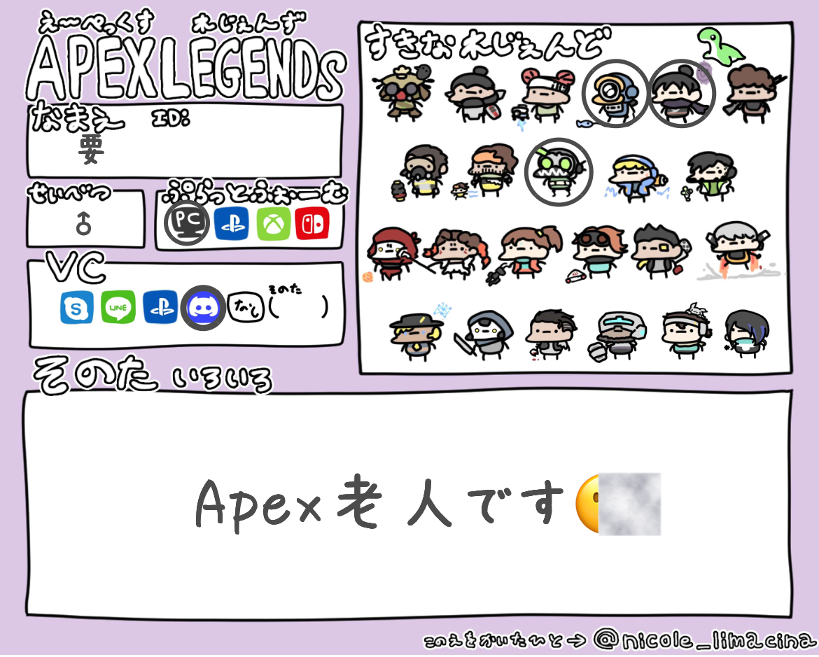 要さんの自己紹介カード