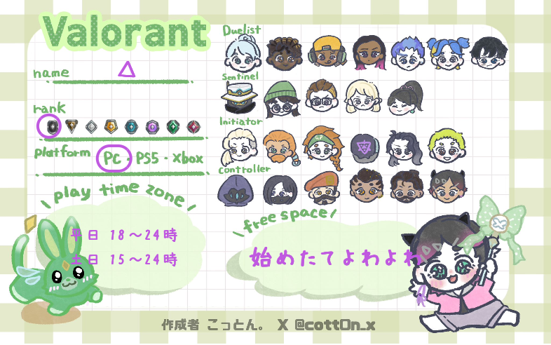 △さんの自己紹介カード