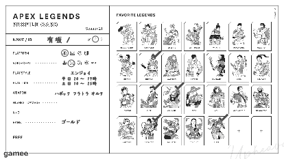 有坂さんの自己紹介カード