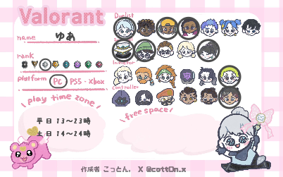 ゆあさんの自己紹介カード