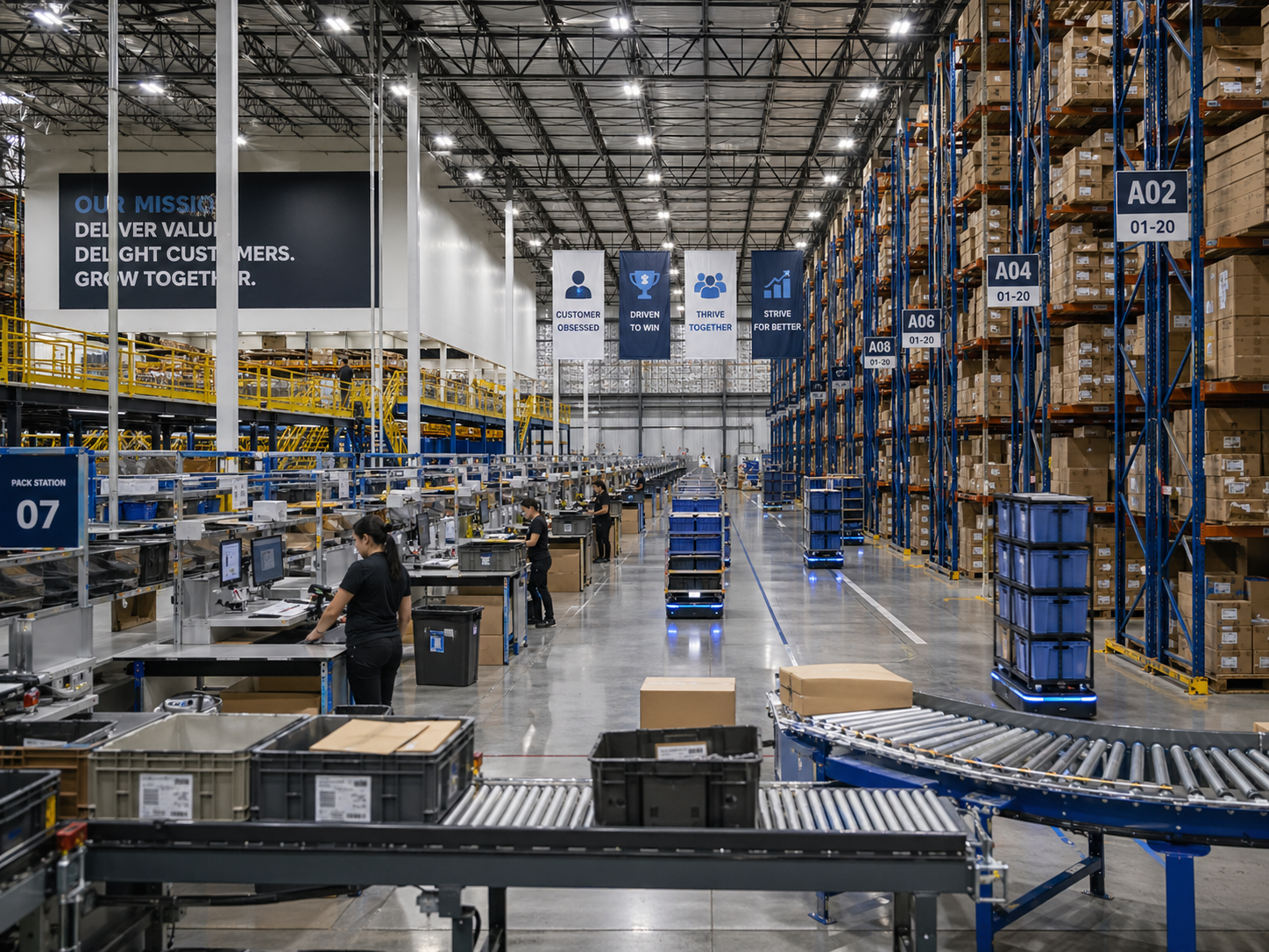 Warehouse fulfillment and packaging