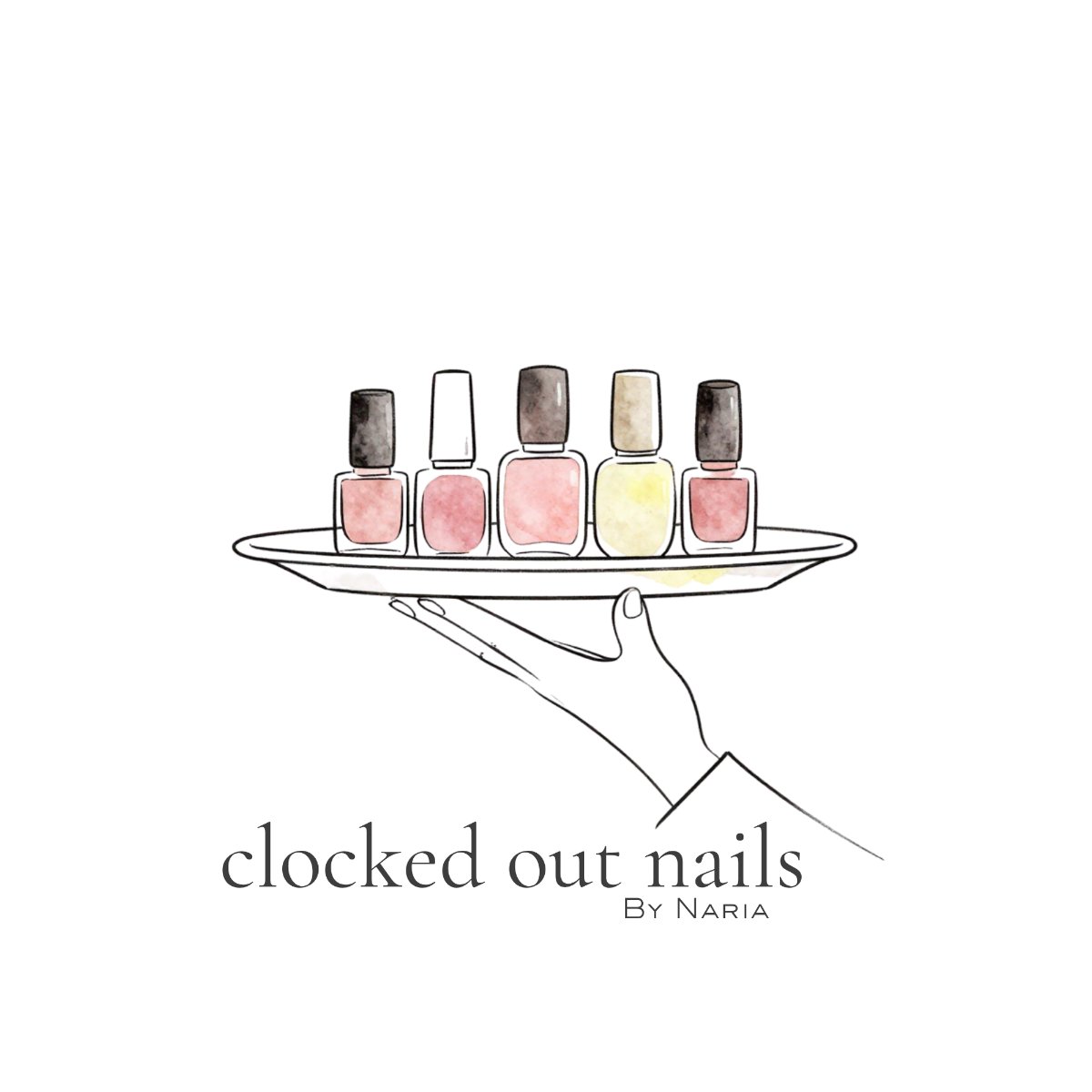Clocked Out Nails