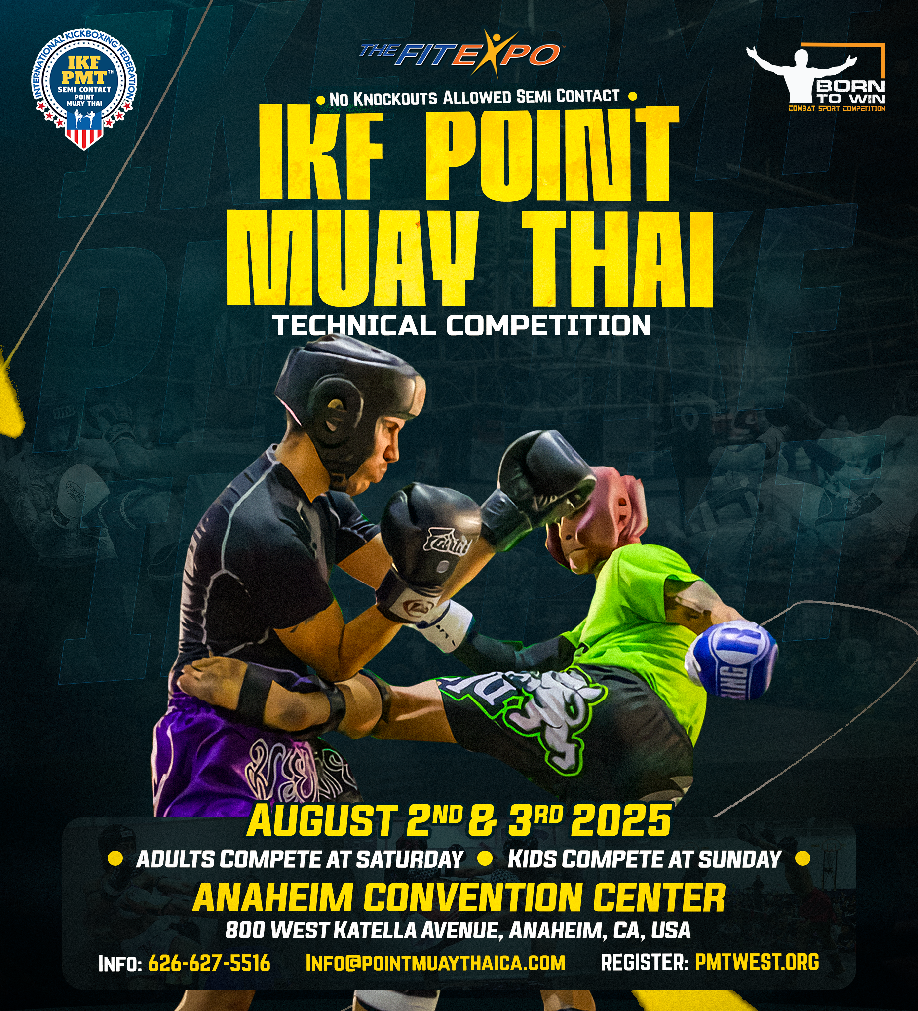 IKF POINT MUAY THAI - FIT EXPO, ANAHEIM, CA