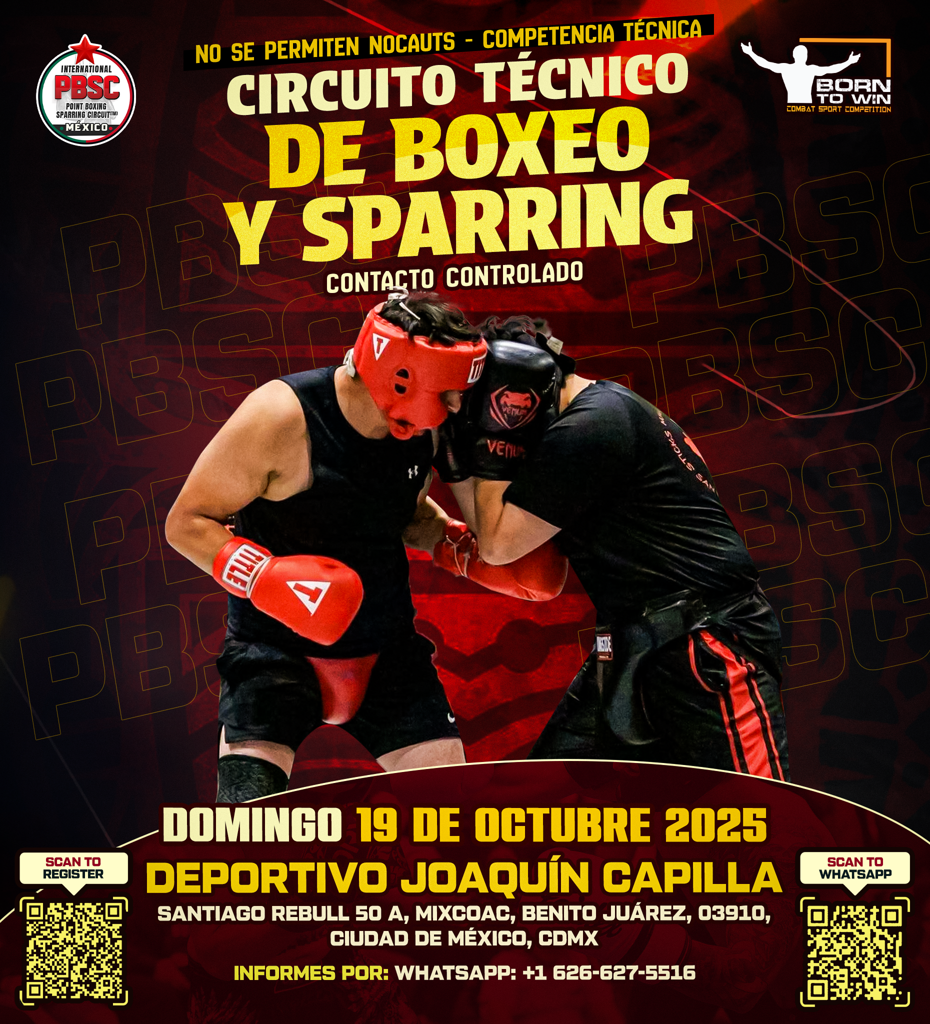 PBSC CIRCUITO TÉCNICO DE BOXEO Y SPARRING - CDMX