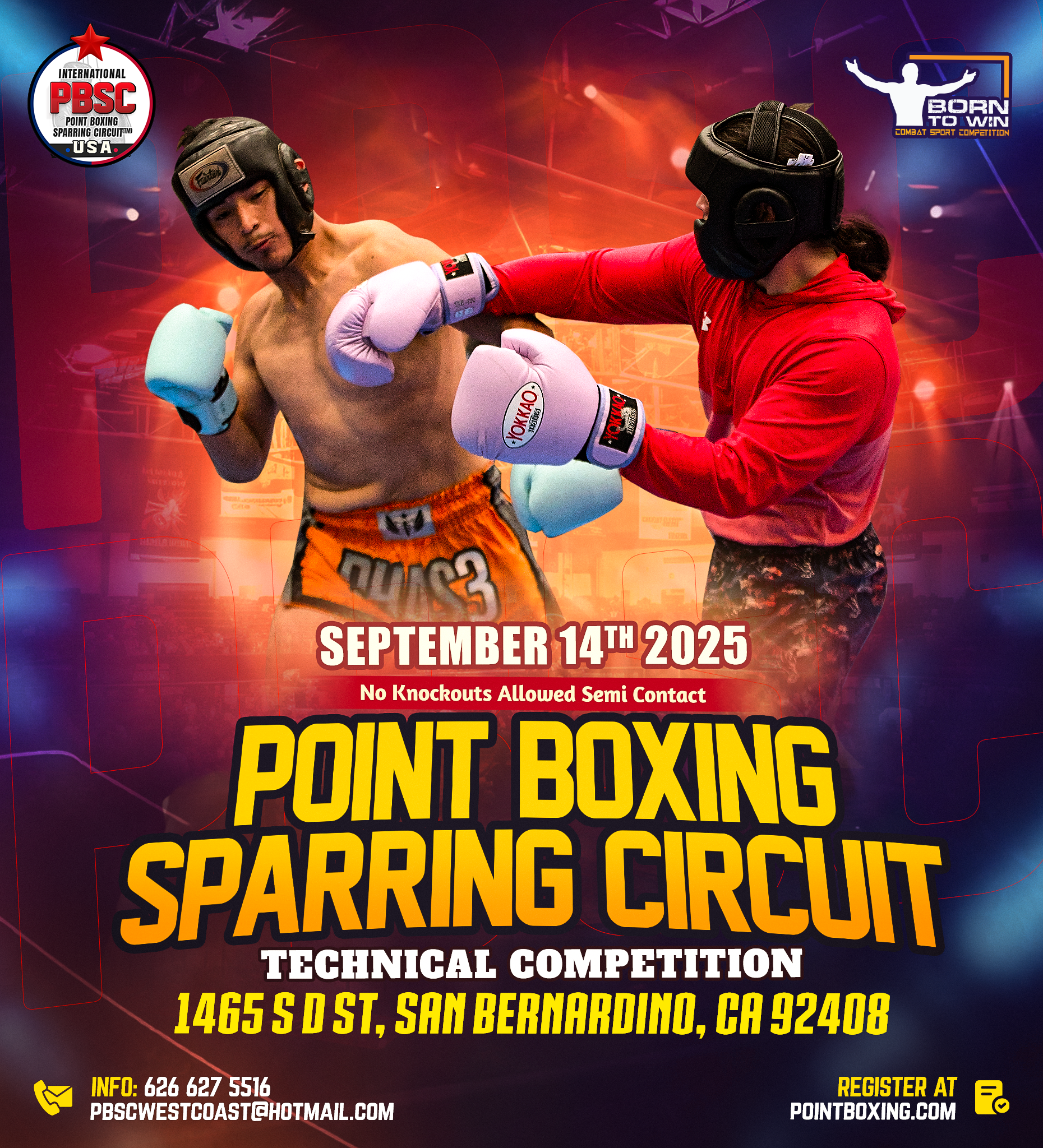 PBSC POINT BOXING SPARRING CIRCUIT - SAN BERNARDINO, CA