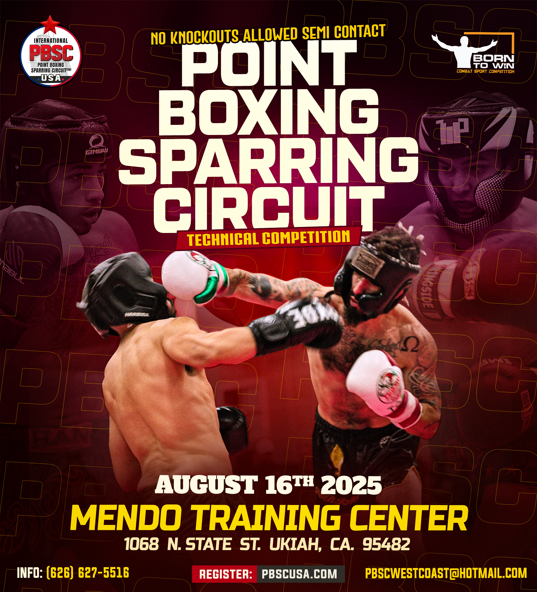 PBSC POINT BOXING SPARRING CIRCUIT - UKIAH, CA