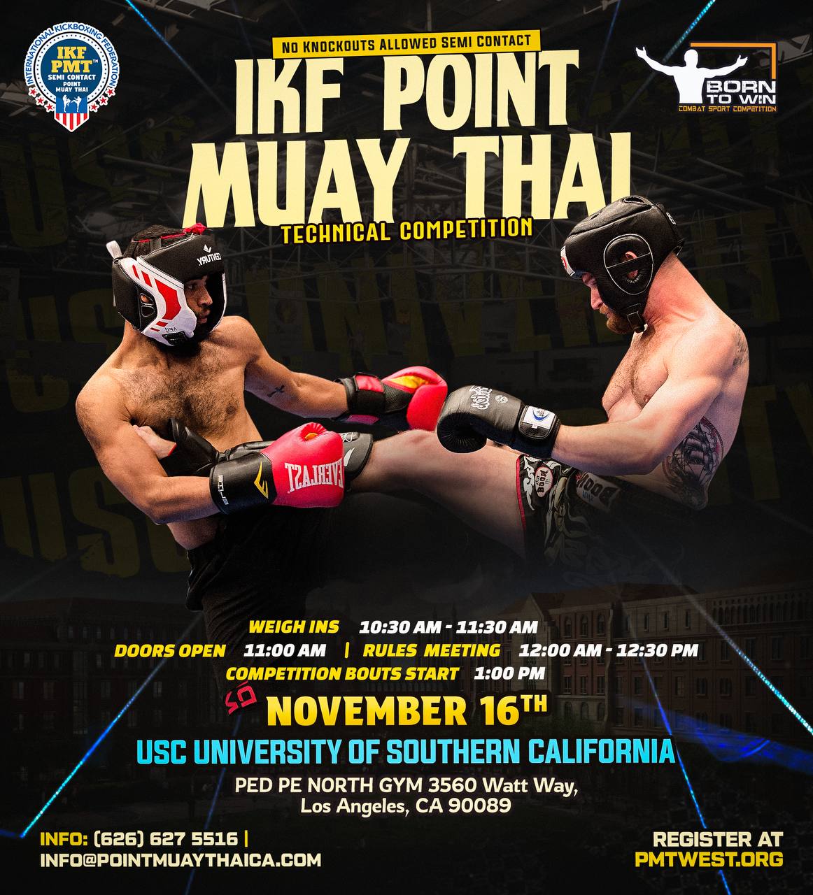 IKF POINT MUAY THAI - USC LOS ANGELES, CA