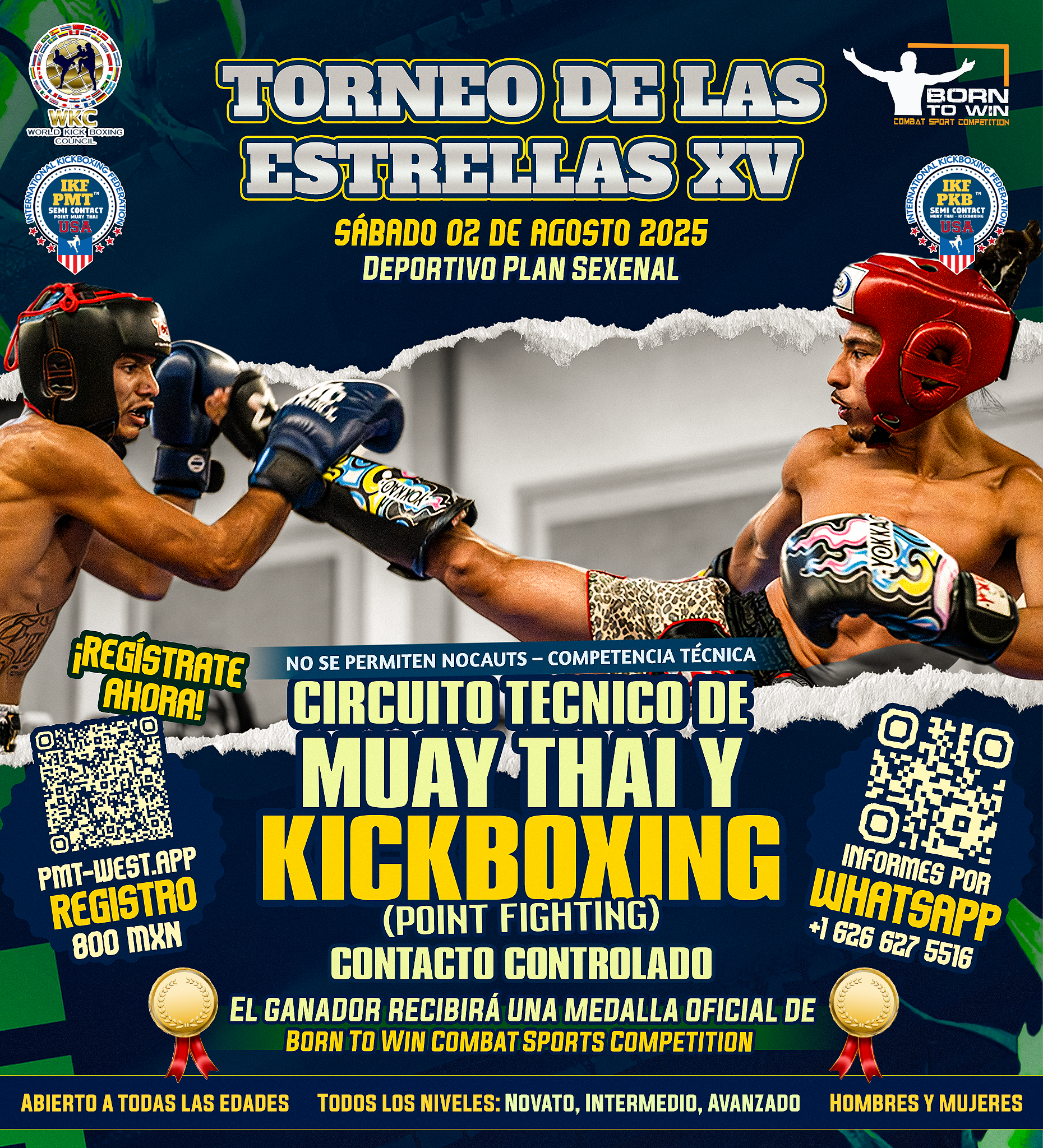 PMT - PKB CIRCUITO TECNICO DE MUAY THAI Y KICKBOXING (POINT FIGHTING)