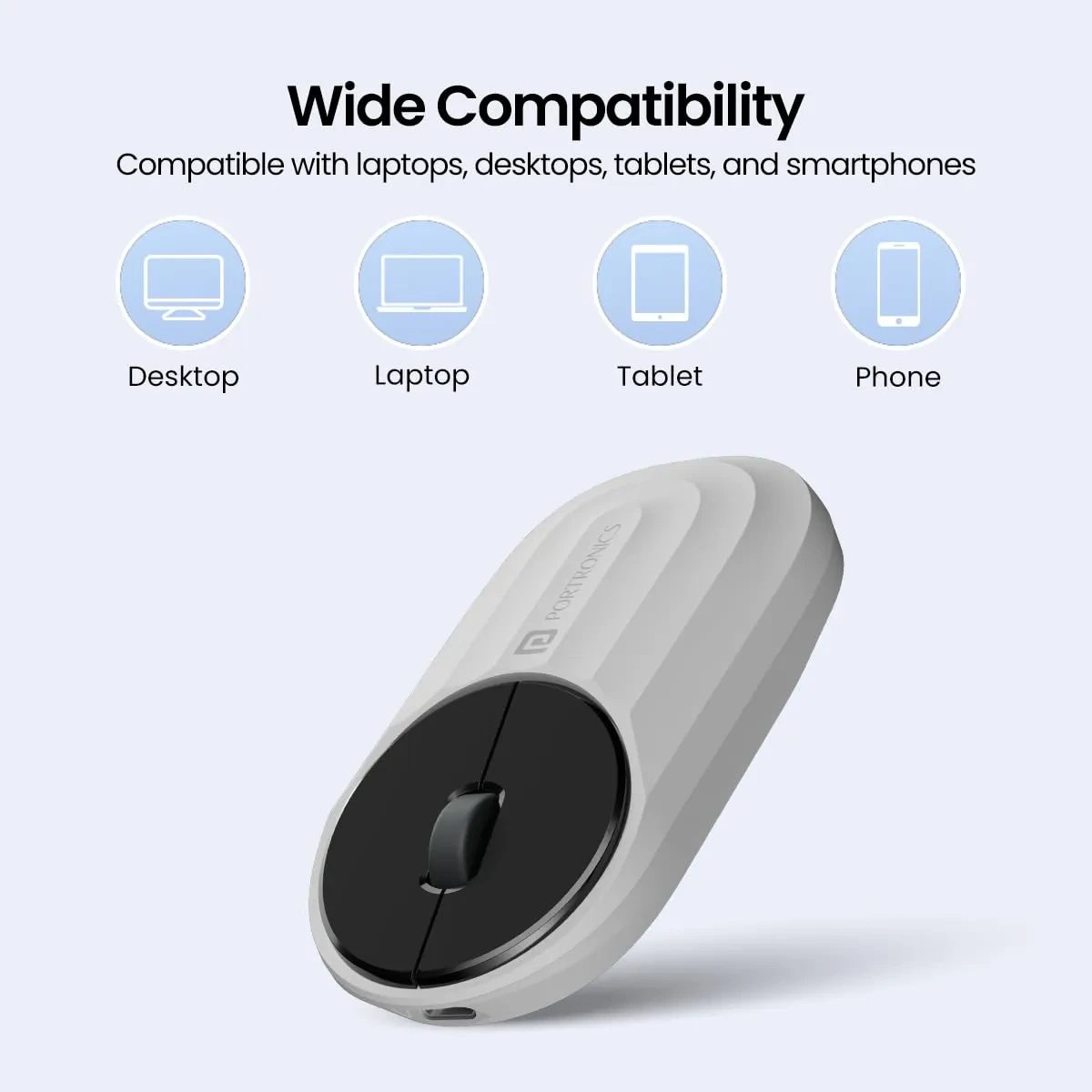Portronics Toad 6 Bluetooth Wireless Mouse with 2.4 GHz USB Receiver view 5
