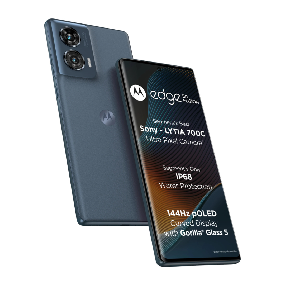 MOTOROLA Edge 50 Fusion (Forest Blue, 256 GB) (12 GB RAM)
