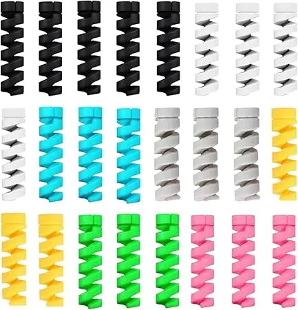 Sounce 25 Pcs Spiral Cable Protectors