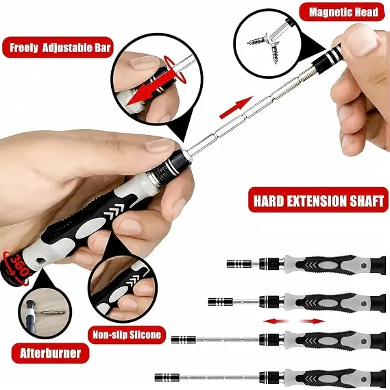 Spartan 115 In 1 Multifunctional Precision Portable Screwdriver Set view 3