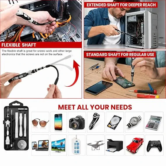 Spartan 115 In 1 Multifunctional Precision Portable Screwdriver Set view 4