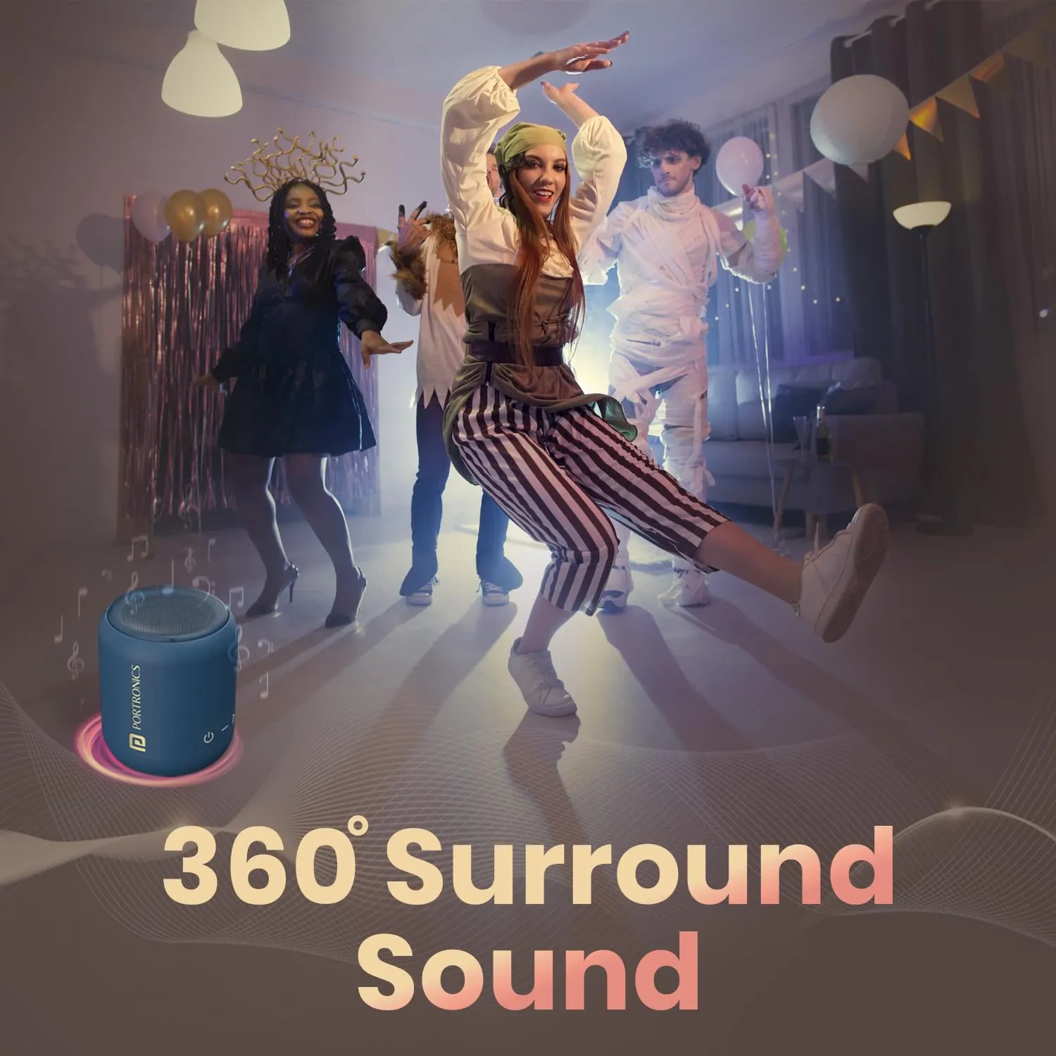 Portronics SoundDrum 1 12W TWS Portable Bluetooth Speaker with Powerful Bass view 7