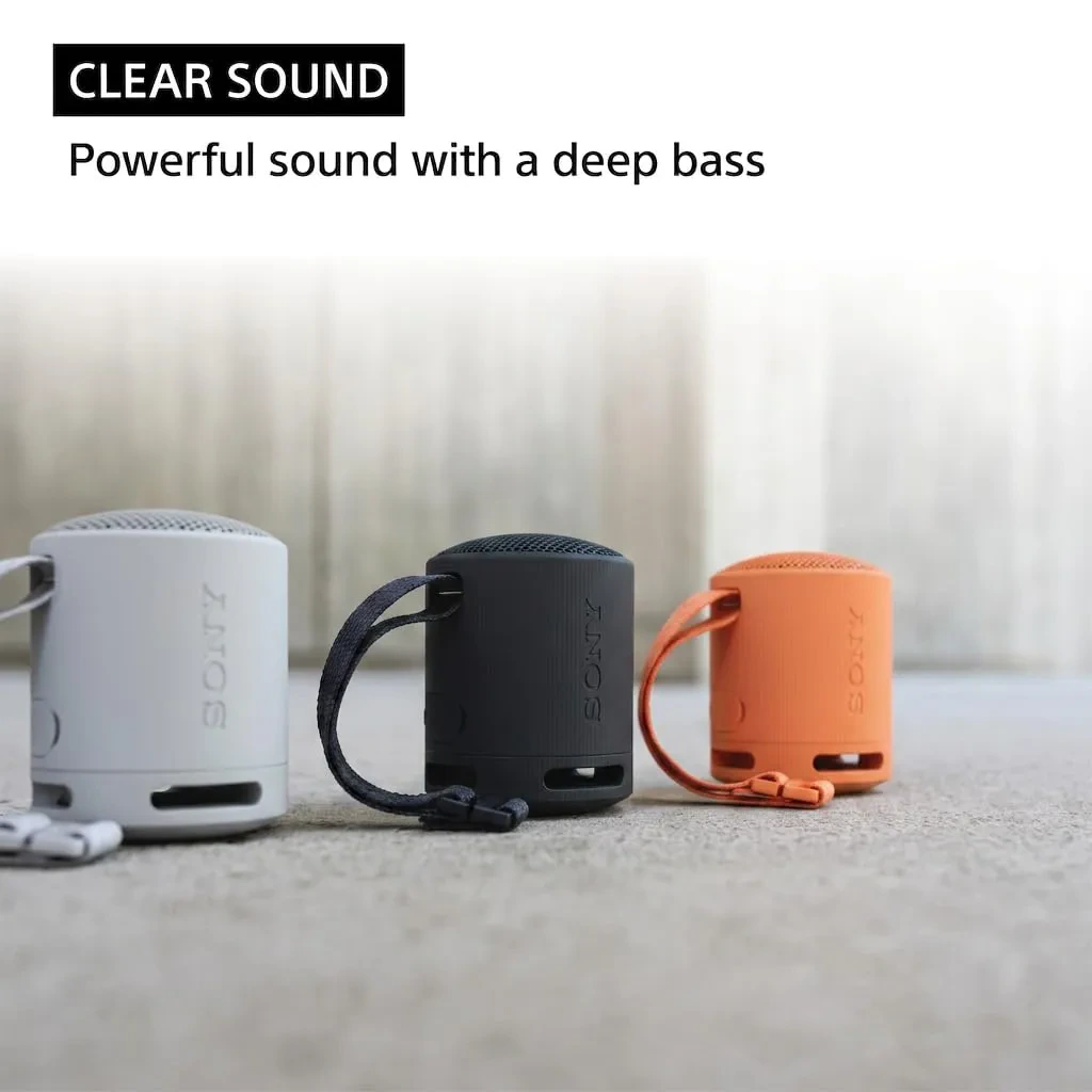 Sony SRS-XB100 Wireless Bluetooth Portable Lightweight Super-Compact Travel Speaker view 2
