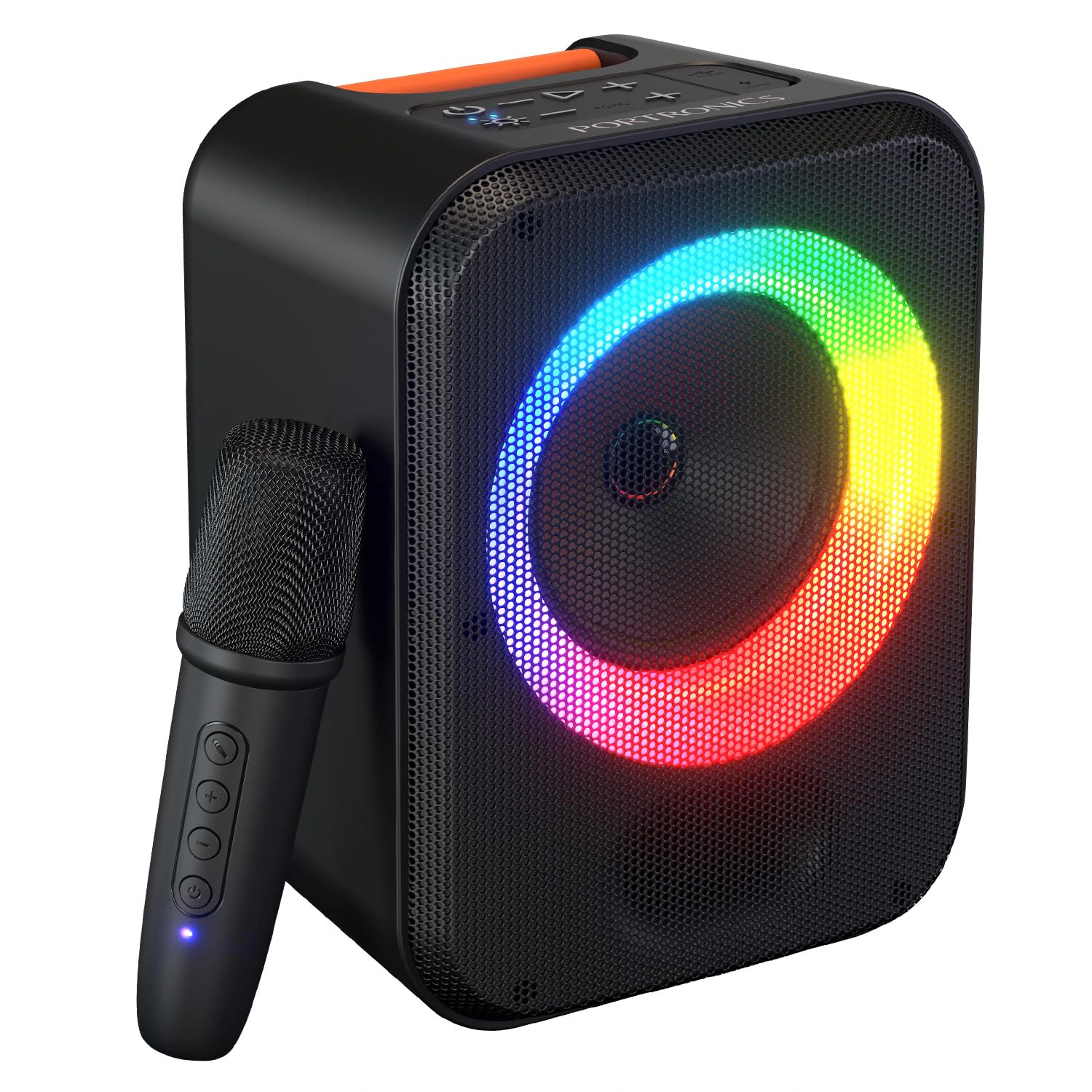 Portronics 30W Apollo 30 Wireless Bluetooth Portable Speaker with Wireless Karaoke Mic