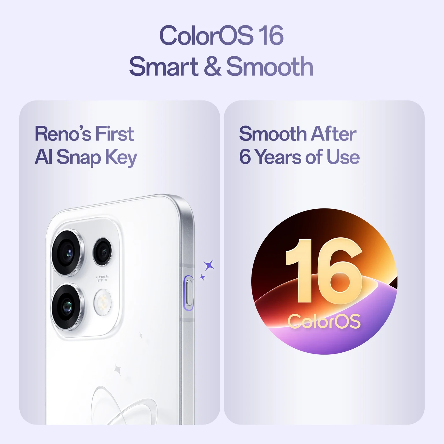 OPPO Reno16c 5G (Stellar Purple, 256 GB) (8 GB RAM) view 2