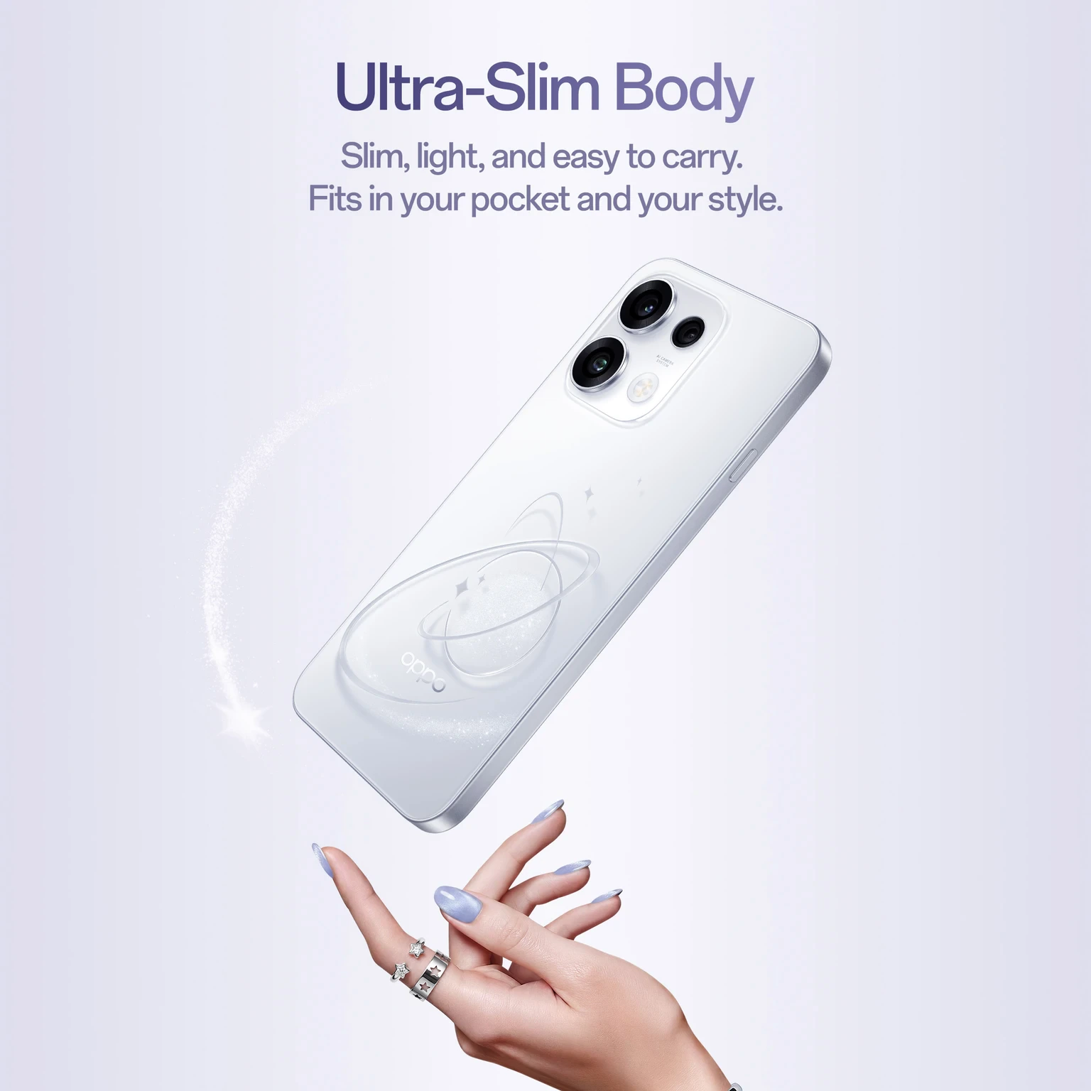 OPPO Reno16c 5G (Stellar Purple, 256 GB) (8 GB RAM) view 3