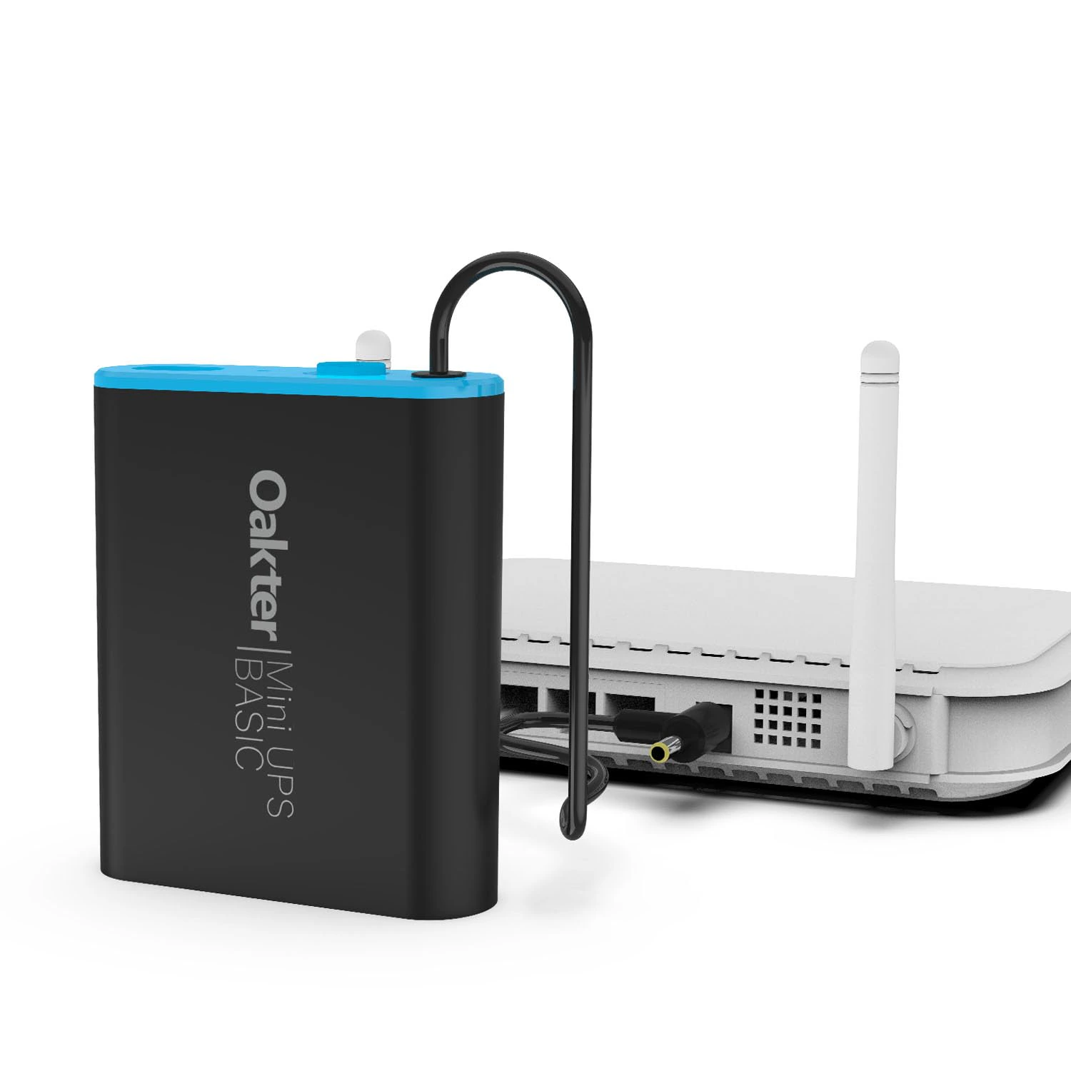 Oakter Mini UPS Basic for WiFi Router Broadband Modem | Supports 12V-2A Routers. Backup Upto 3 Hours 