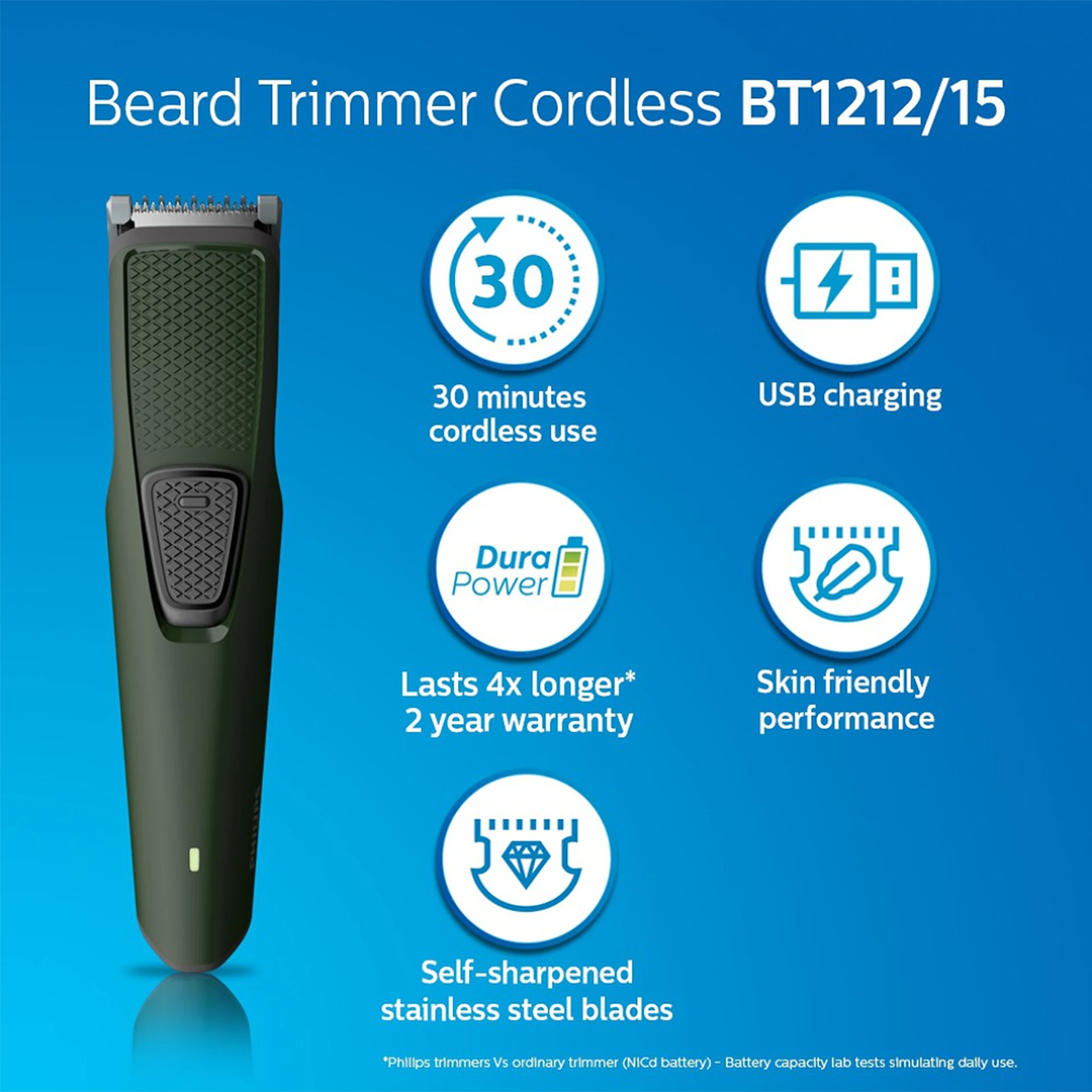 Philips BT1212/15 Cordless Beard Trimmer view 2