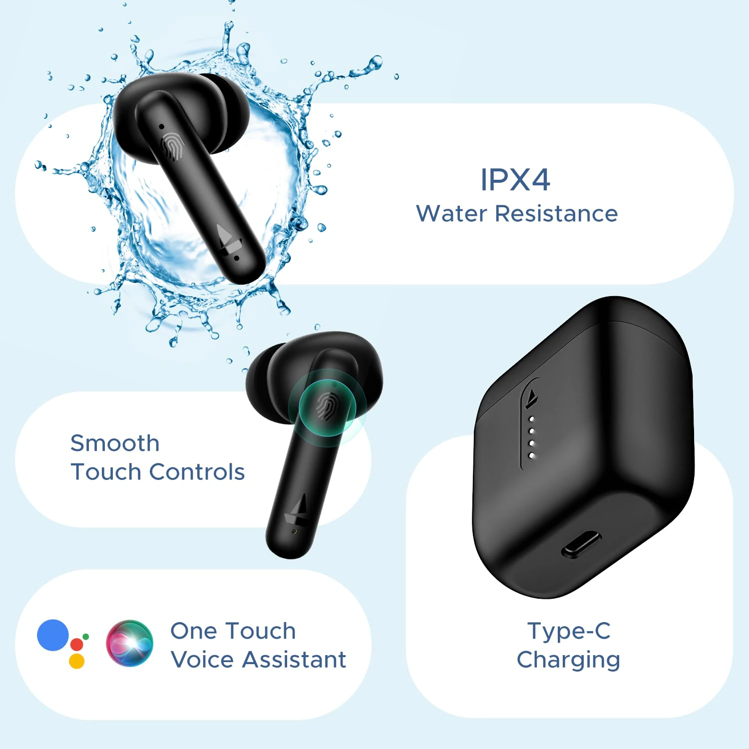 boAt Airdopes 141 Bluetooth Truly Wireless Earbuds view 4