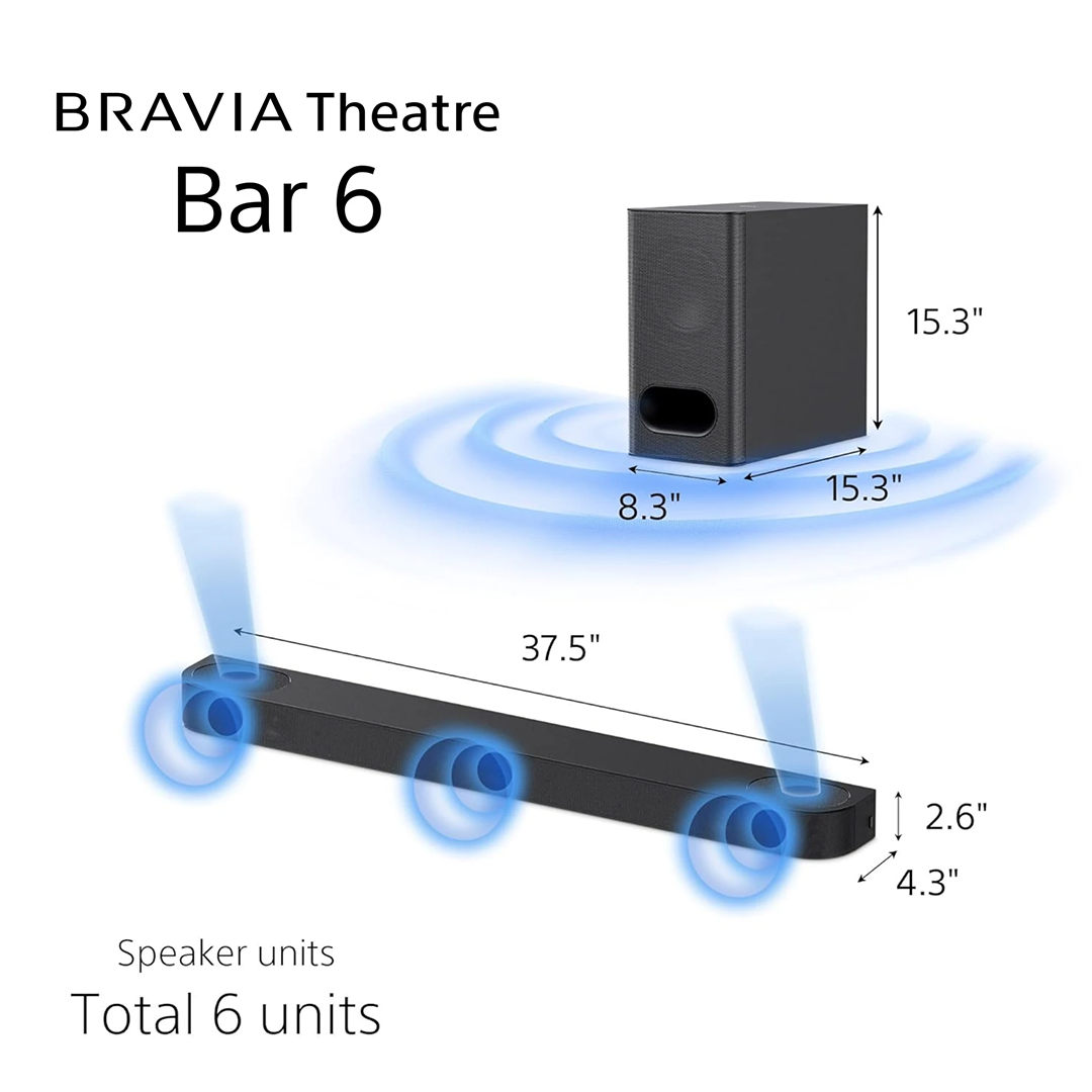 SONY Bravia Theatre Bar 6(HT-B600)Dolby Atmos | Wireless subwoofer | view 2
