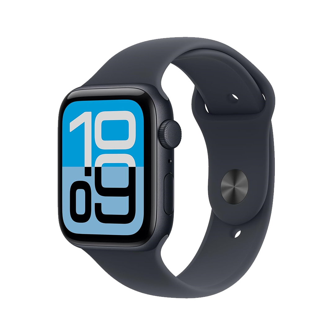 Apple Watch SE 3 GPS 44mm Midnight Aluminium Case with Midnight Sport Band - M/L
