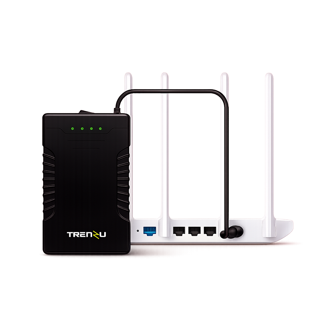 12V Router UPS for Jio Fiber, Airtel WiFi, CCTV, Broadband | WiFi UPS Power Backup Upto 8hrs |
