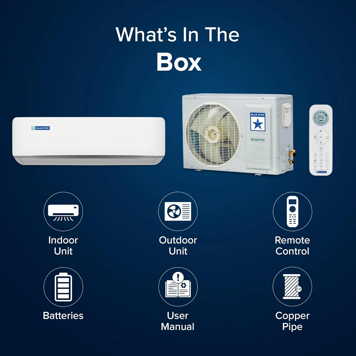 Blue Star 1.5 Ton 3 Star Inverter Split AC view 4