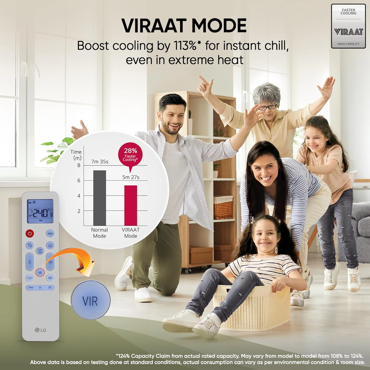 LG 1.5 Ton 3 Star, New star rated, Smart Inverter Split AC  view 5