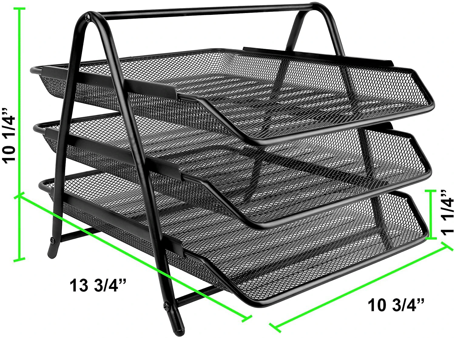 3 Tier Document, File, Paper, Letter, Office, Desktop Tray Organizer 3 Desk File Tray view 7