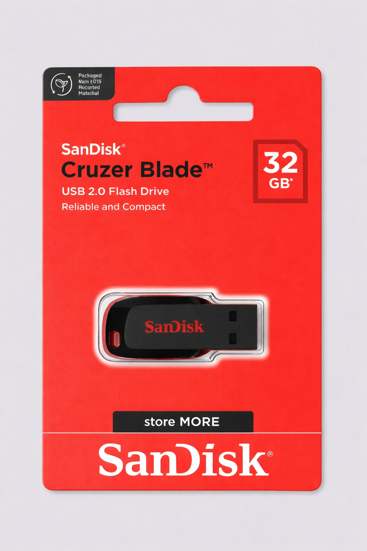 SanDisk Cruze Blade SDCZ50-032G 32 GB Pen Drive Compatible with Desktop Computer, Laptop, view 3