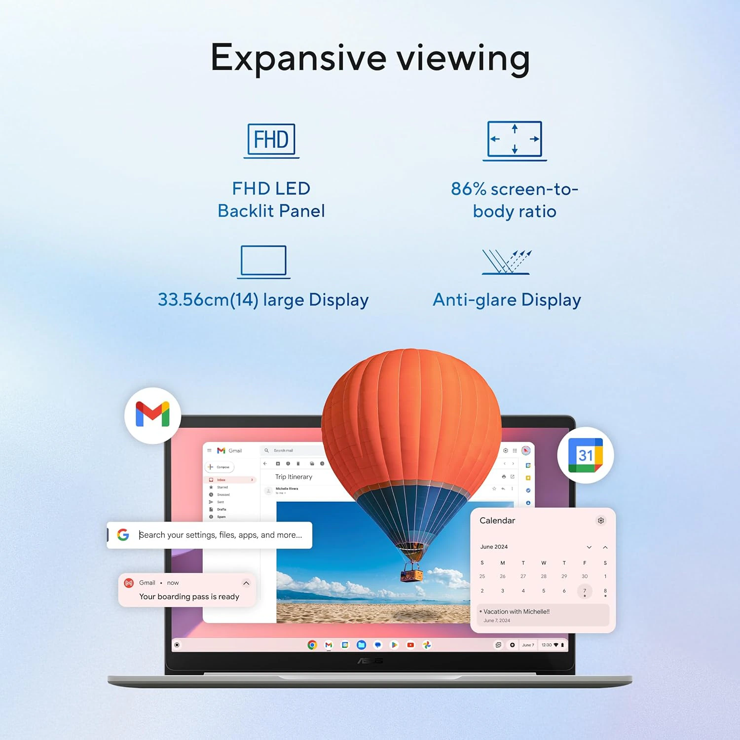 ASUS Chromebook CX1405 (2026), Smartchoice view 10