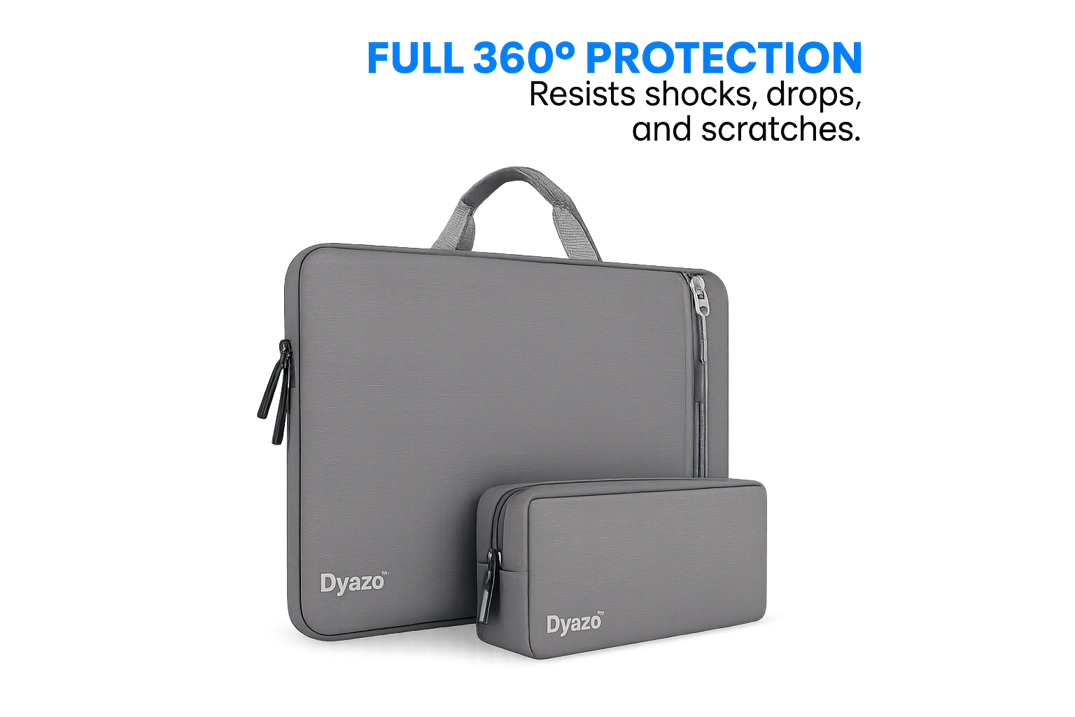 Dyazo 15.6 Inch Laptop Sleeve with Charger Pouch |