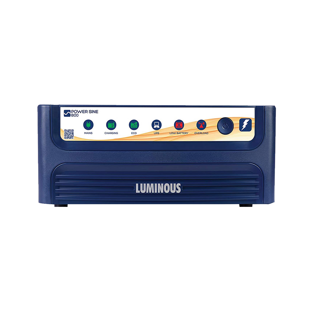 Luminous Power sine 800 700VA 12V Pure Sine Wave Inverter for Home, Office & Shops |