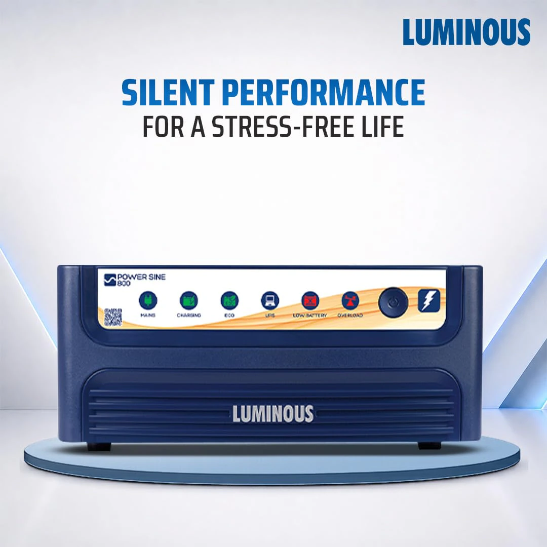 Luminous Power sine 800 700VA 12V Pure Sine Wave Inverter for Home, Office & Shops |  view 3