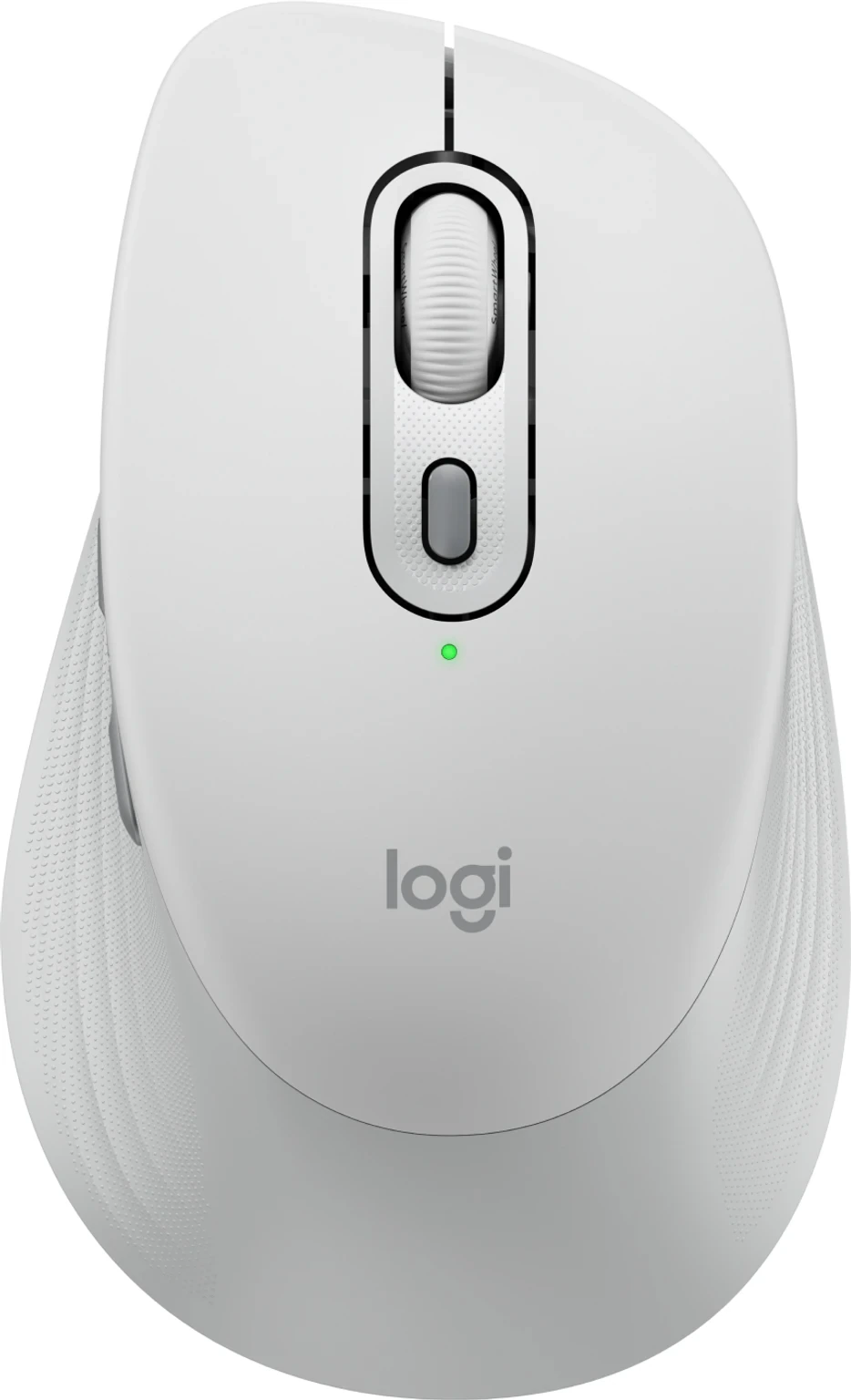 Logitech Signature M840L Ergonomic Optical Mouse (Bluetooth, 2.4GHz Wireless, Off White)