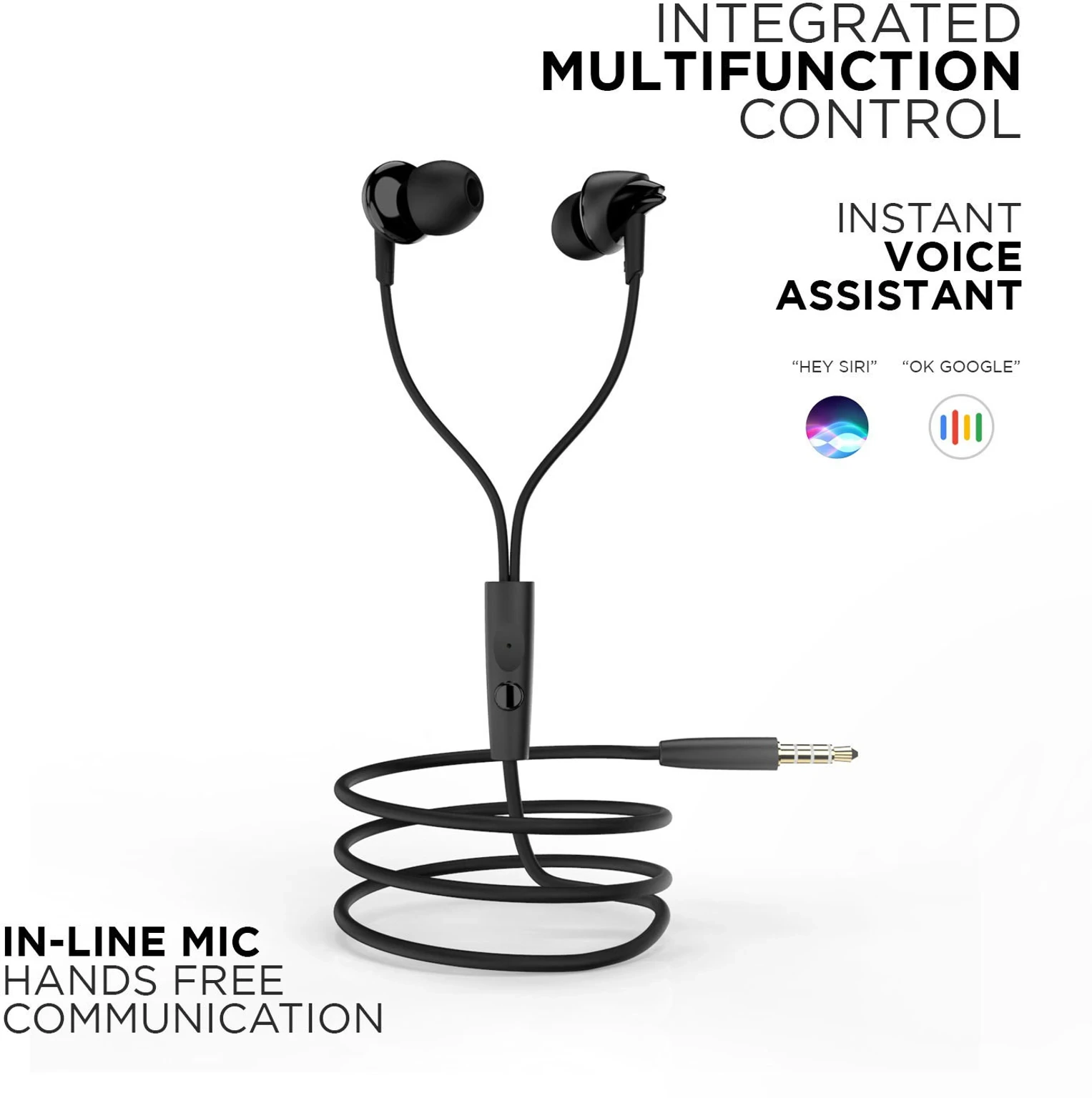 boAt Bassheads 100 Wired Earphones Wired Headset (Black, In the Ear) view 4
