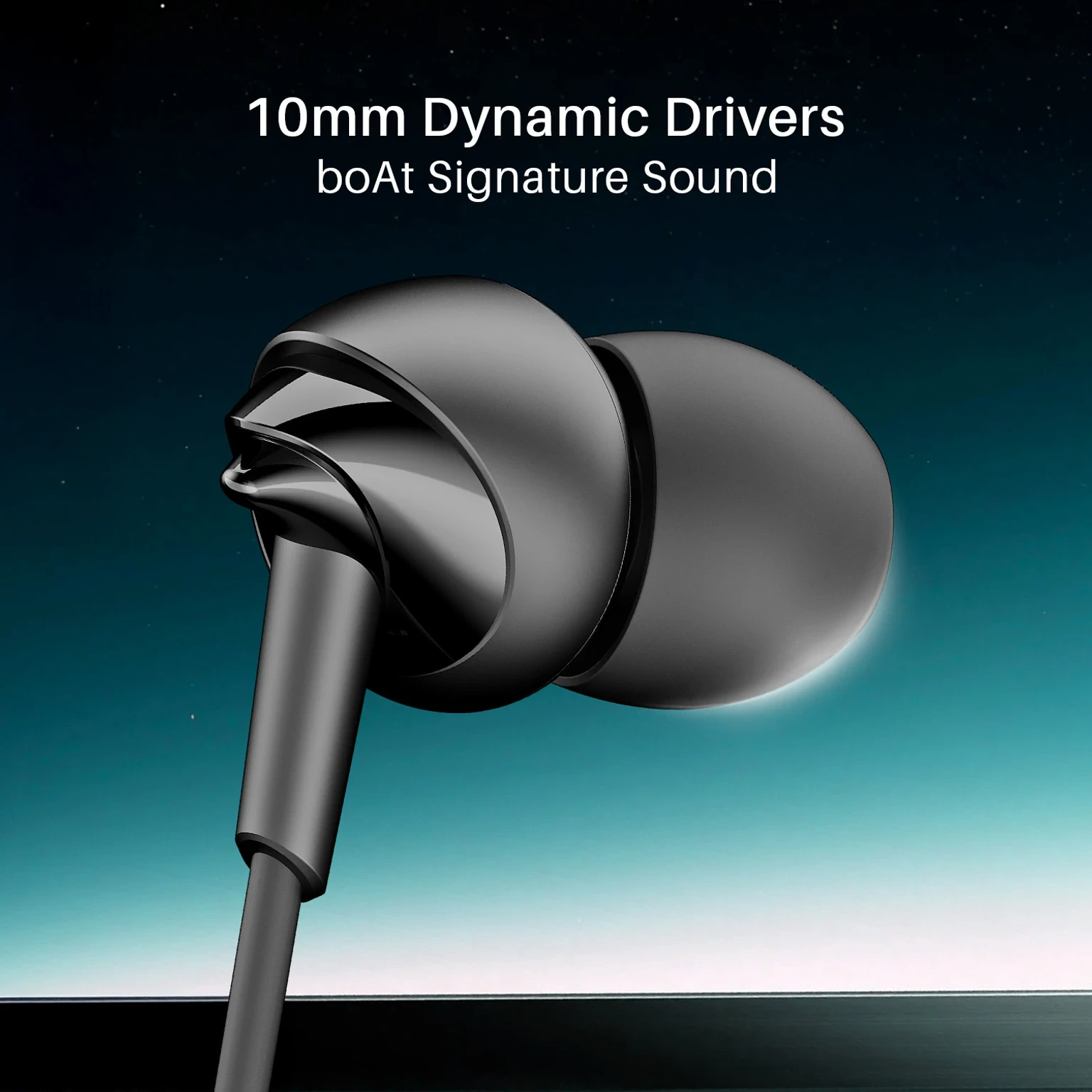 boAt BassHeads 300C,Type-C, 10mm Drivers,Signature Sound, In-Line Mic,Voice Assistant Wired Headset