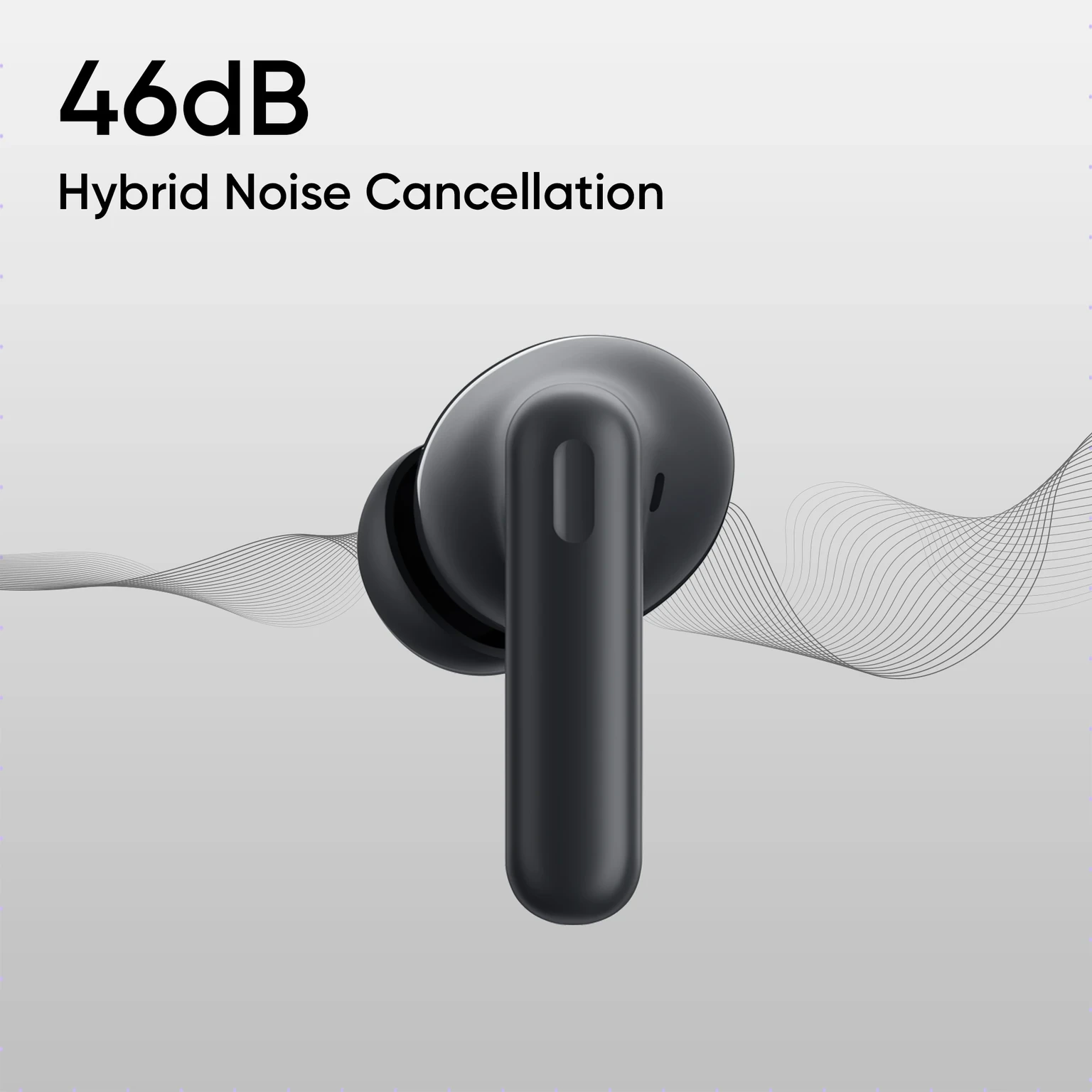realme Buds T310 with 12.4mm Driver, 46dB ANC, Spatial Audio and upto 40 hours Playback Bluetooth Headset view 3