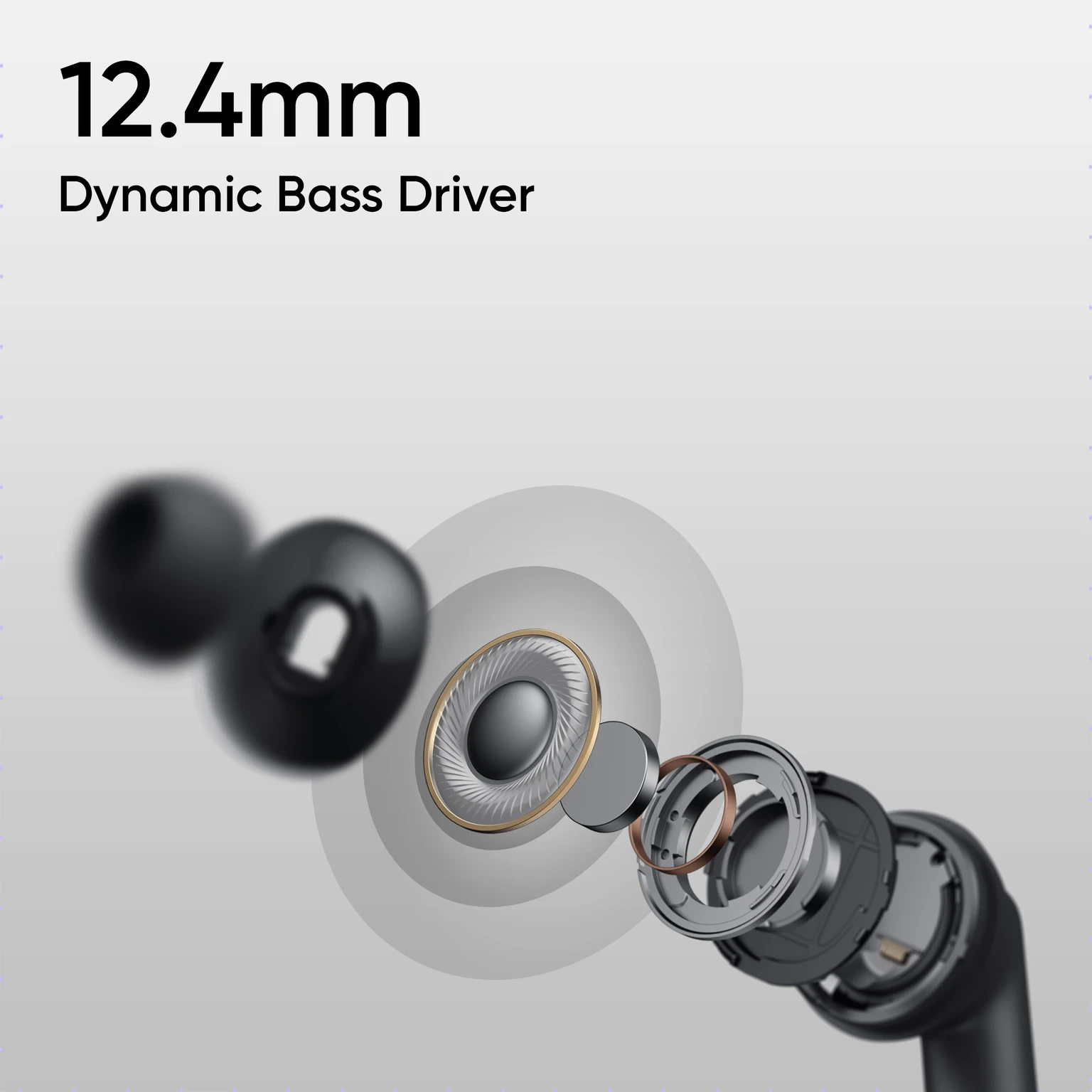realme Buds T310 with 12.4mm Driver, 46dB ANC, Spatial Audio and upto 40 hours Playback Bluetooth Headset view 4