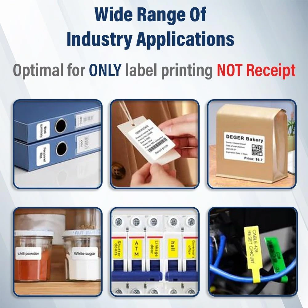 SEZNIK Josh Bluetooth Thermal Label Printer | Inkless Mini Rechargeable |  view 5