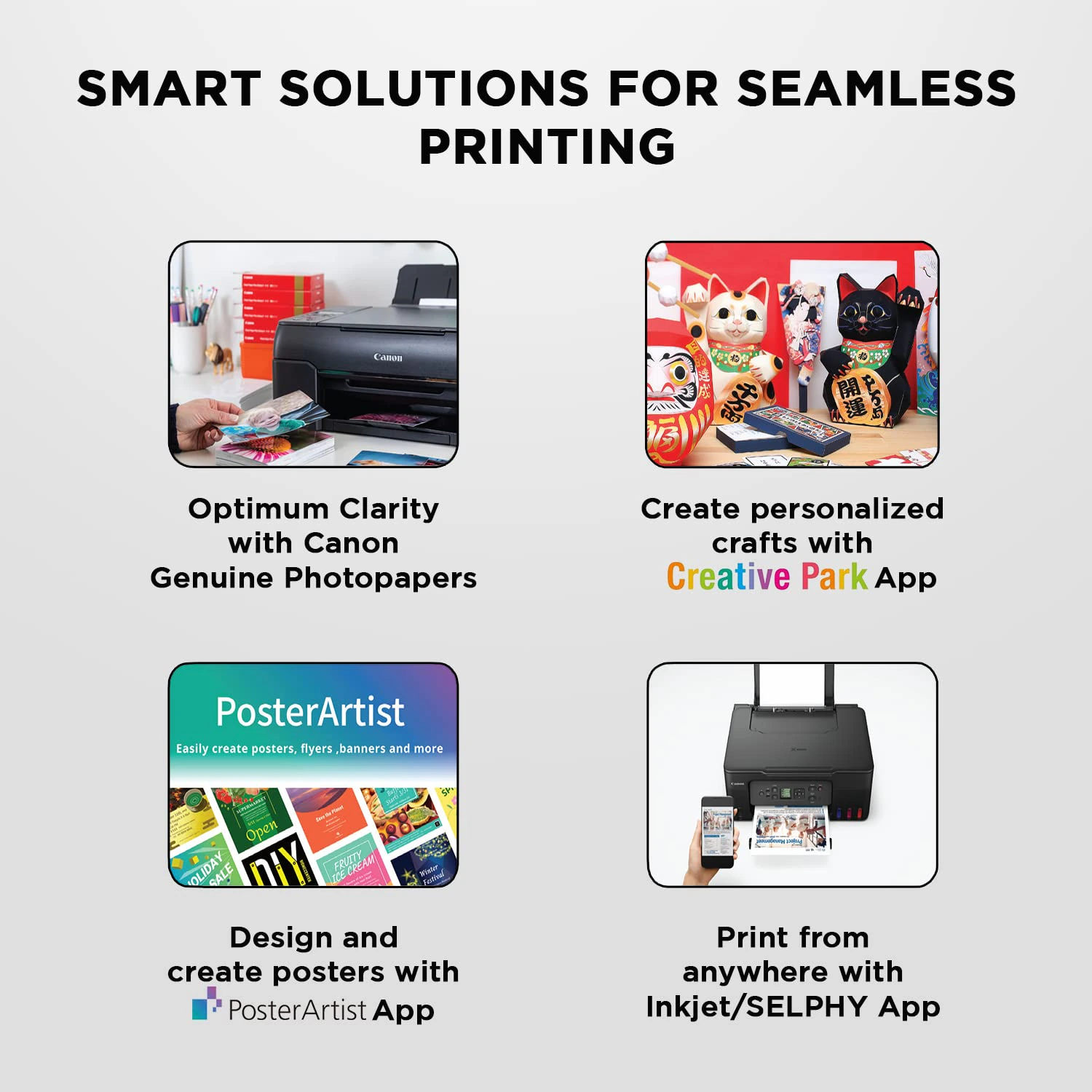 Canon Pixma TS207 Single Function Inkjet Printer (Black) view 5