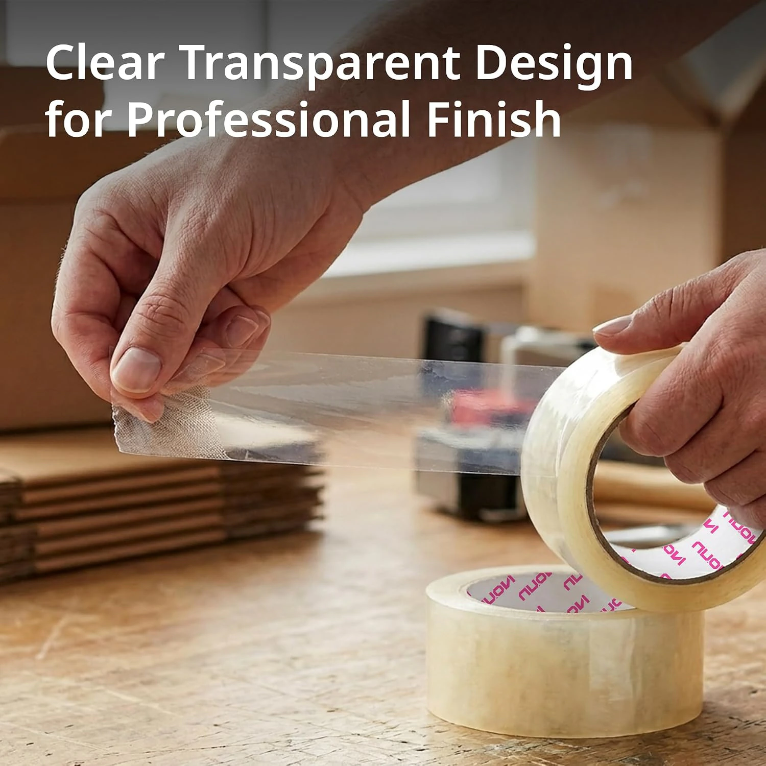 BOPP Transparent Tape | 65meter Length X 48mm Width | view 3