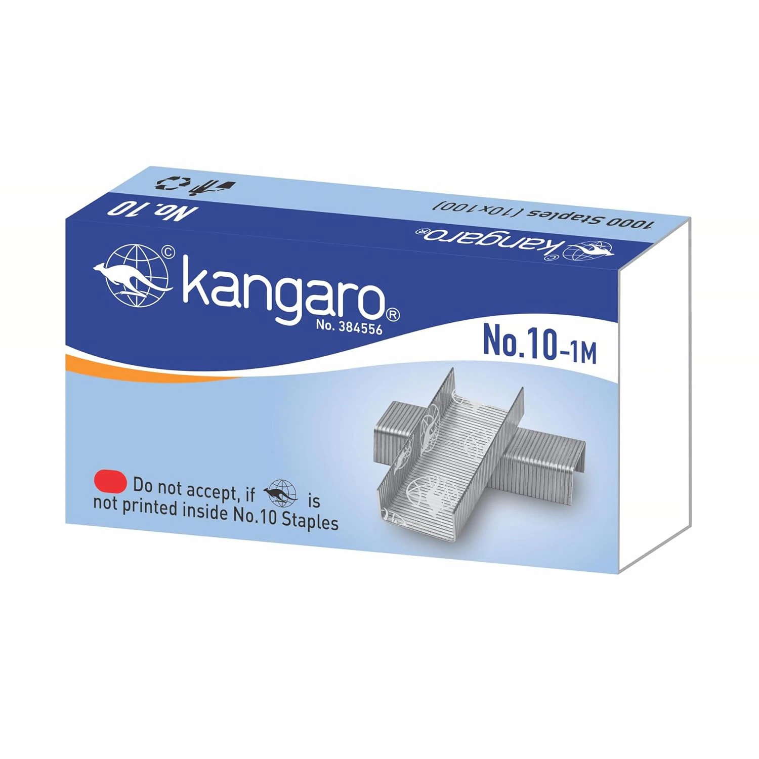  Kangaro Desk Essentials HD-10D & 10/1M Staples Combo | Standard Stapler with Quick Loading Mechanism  view 4